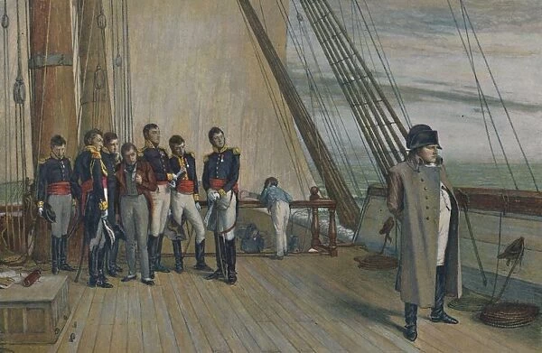 Napoleon on Board H. M. S. Bellerophon, July, 1815, (1896)