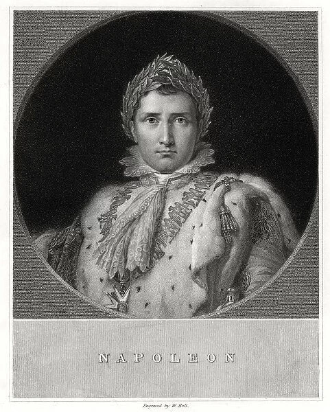 Napoleon Bonaparte, 19th century.Artist: W Holl