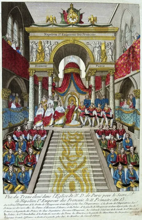 Framed Print : Napoleon Bonaparte is crowned Emperor Napoleon I, 2nd December, 1804, 19th century Framed Print : Napoleon Bonaparte is crowned Emperor Napoleon I, 2nd December, 1804, 19th century
