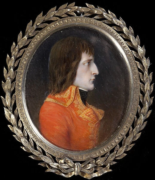 Napoleon Bonaparte as First Consul, c. 1801. Artist: Perin-Salbreux, Lie Louis (1753-1817)