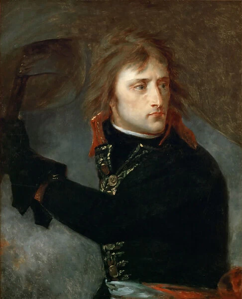 Napoleon Bonaparte at the Pont d Arcole. Artist: Gros, Antoine Jean, Baron (1771-1835)