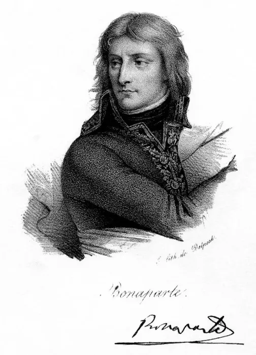 Framed Print : Napoleon Bonaparte as a young man, c 1790s, (c1830). Artist: Delpech Framed Print : Napoleon Bonaparte as a young man, c 1790s, (c1830). Artist: Delpech