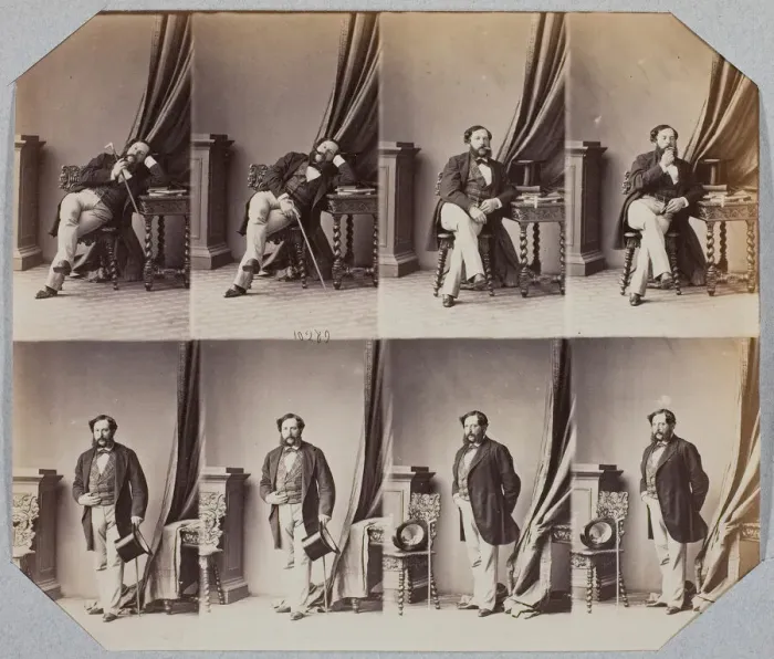 Framed Print : Napoleon Coste, 1859. Creator: Andre-Adolphe-Eugene Disderi Framed Print : Napoleon Coste, 1859. Creator: Andre-Adolphe-Eugene Disderi