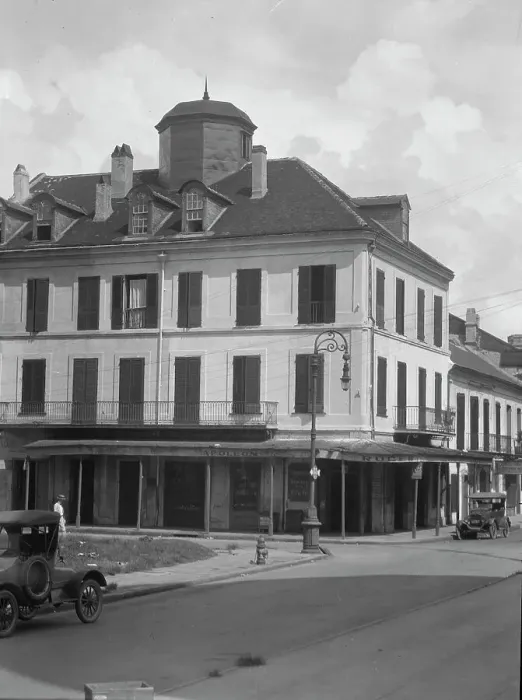 Framed Print : Napoleon House on Chartres Street, New Orleans, between 1920 and 1926. Creator: Arnold Genthe Framed Print : Napoleon House on Chartres Street, New Orleans, between 1920 and 1926. Creator: Arnold Genthe