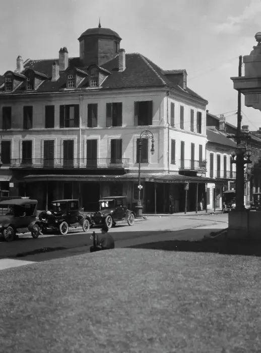 Framed Print : Napoleon House on Chartres Street, New Orleans, between 1920 and 1926. Creator: Arnold Genthe Framed Print : Napoleon House on Chartres Street, New Orleans, between 1920 and 1926. Creator: Arnold Genthe