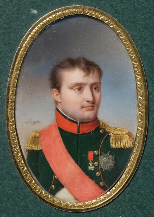 Framed Print : Napoleon I Bonaparte (1769-1821), Emperor of France, late 18th-early 19th century. Creator: Jean Baptiste Jacques Augustin