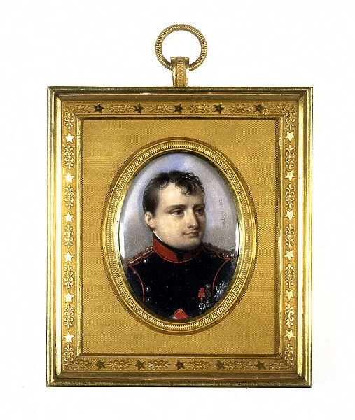 Napoleon I in the uniform of the National Guard, 1812. Creator: Jean-Baptiste Isabey