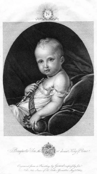 Framed Print : Napoleon II (1811-1832), 1814