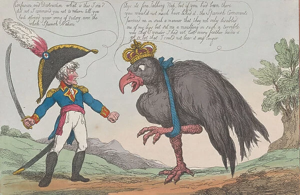 Napoleon The Little in a Rage with His Great French Eagle!!, September 20, 1808