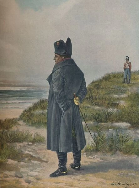 Napoleon at St. Helena, c1815, (1896)