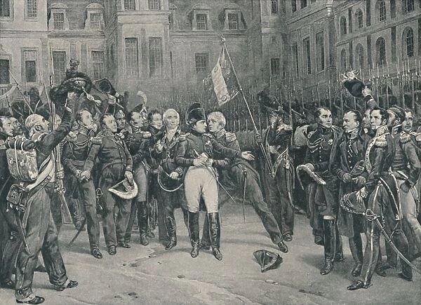 Napoleons Farewell To The Imperial Guard At Fontainebleau, April 20, 1814, (1896)