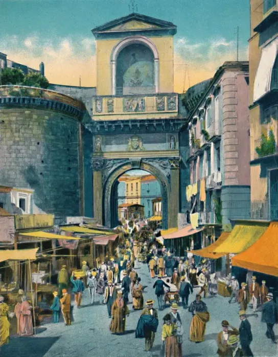 Framed Print : Napoli - Porta Capuana, c1900. Creator: Unknown Framed Print : Napoli - Porta Capuana, c1900. Creator: Unknown