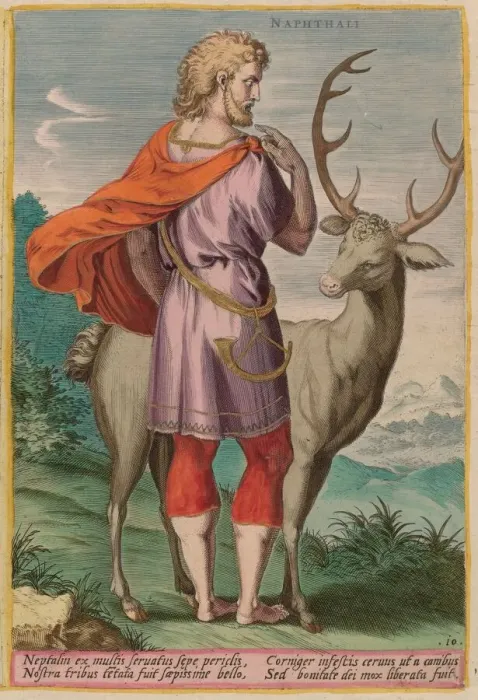 Framed Print : Napthali, c. 1585. Creator: Johann Sadeler I Framed Print : Napthali, c. 1585. Creator: Johann Sadeler I