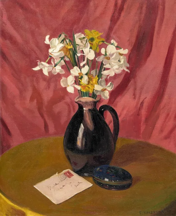 Framed Print : Narcissus, 1915. Creator: Vallotton, Felix Edouard (1865-1925) Framed Print : Narcissus, 1915. Creator: Vallotton, Felix Edouard (1865-1925)