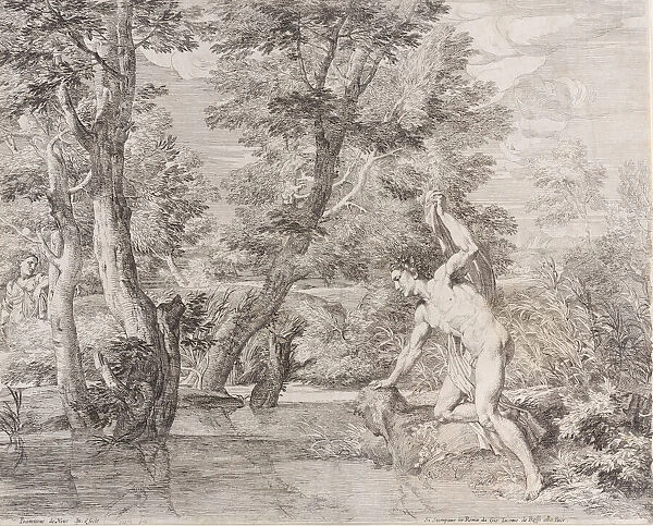 Narcissus and Echo, 17th century. Creator: Frans van der Neve