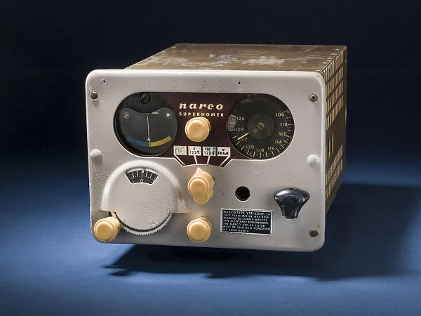 Narco VHT-2 Superhomer VOR Receiver  /  Indicator, 1950s. Creator: Narco Avionics