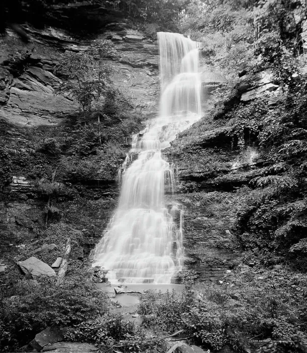 Framed Print : Narrow Falls, Gauley, W. Va. c.between 1910 and 1920. Creator: Unknown Framed Print : Narrow Falls, Gauley, W. Va. c.between 1910 and 1920. Creator: Unknown