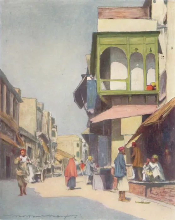 Framed Print : A Narrow Thoroughfare, 1905. Artist: Mortimer Luddington Menpes Framed Print : A Narrow Thoroughfare, 1905. Artist: Mortimer Luddington Menpes