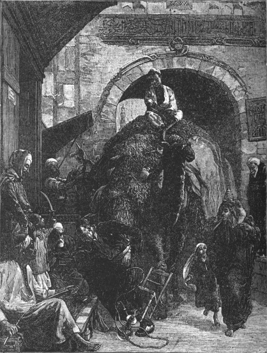 Framed Print : A Narrow Way in Cairo, c1882. Artist: Walter Charles Horsley Framed Print : A Narrow Way in Cairo, c1882. Artist: Walter Charles Horsley