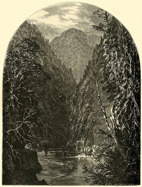 Narrows near Lewistown, 1874. Creator: Adolf Closs