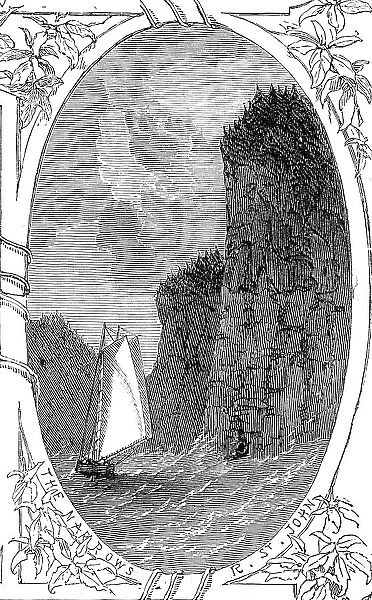 The Narrows, River St. John, 1860. Creator: Smyth