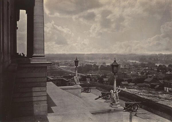 Nashville from the Capitol, 1860s. Creator: George N. Barnard