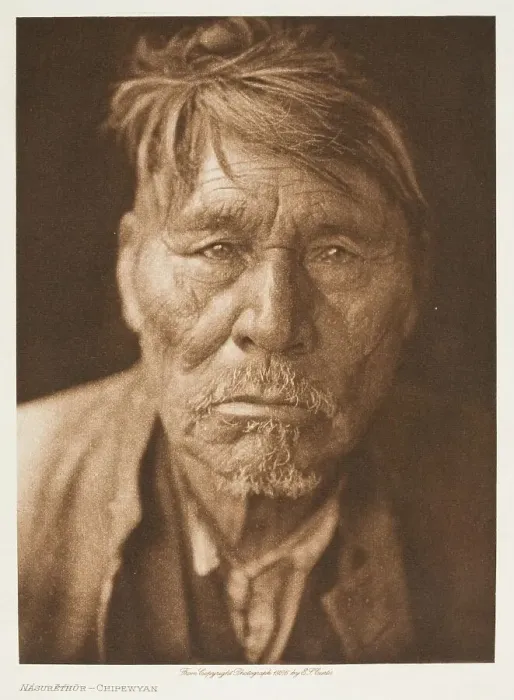 Framed Print : Nasurethur-Chipewyan, 1926. Creator: Edward Sheriff Curtis Framed Print : Nasurethur-Chipewyan, 1926. Creator: Edward Sheriff Curtis
