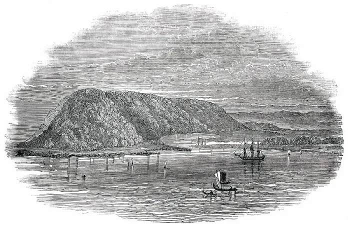 Framed Print : Natal, now D'Urban - The Bluff, 1850. Creator: Unknown Framed Print : Natal, now D'Urban - The Bluff, 1850. Creator: Unknown