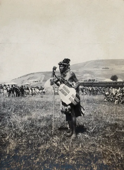 Framed Print : Natal, South Africa: an African man acting as the official witness at a Zulu wedding at Henley, 1905 Creator: Agnes Henderson Framed Print : Natal, South Africa: an African man acting as the official witness at a Zulu wedding at Henley, 1905 Creator: Agnes Henderson