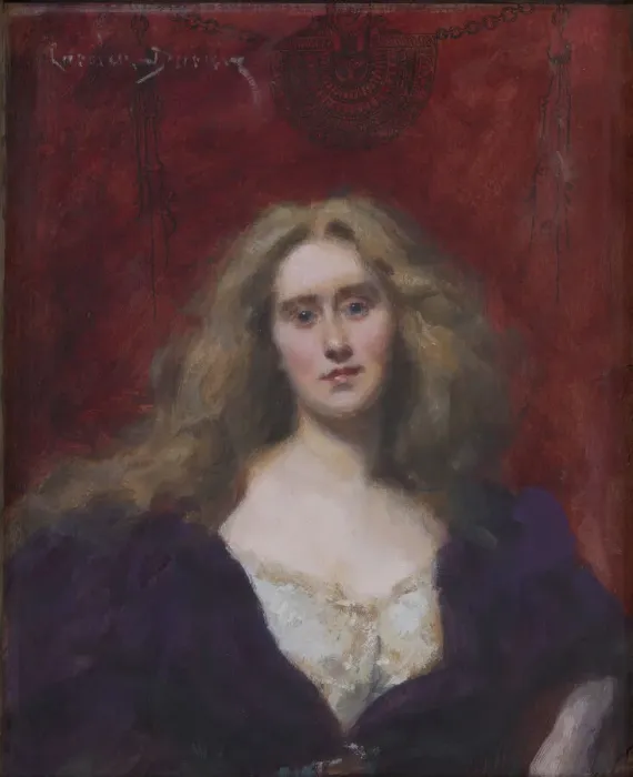 Framed Print : Natalie Barney, ca. 1900. Creator: Charles Emile Auguste Carolus-Duran Framed Print : Natalie Barney, ca. 1900. Creator: Charles Emile Auguste Carolus-Duran
