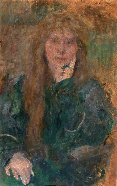 Natalie Barney, ca. 1900. Creator: Olga Boznanska