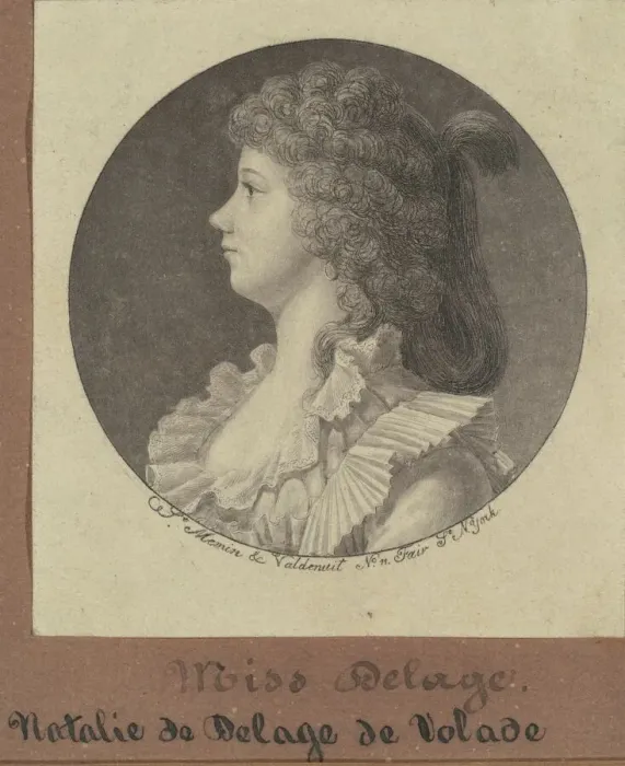 Framed Print : Natalie Marie Louise Stephanie Beatrice Delage de Volude, 1796