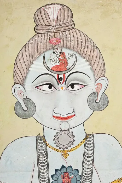 Framed Print : A Nath Yogi (image 3 of 3), 19th century. Creator: Unknown Framed Print : A Nath Yogi (image 3 of 3), 19th century. Creator: Unknown
