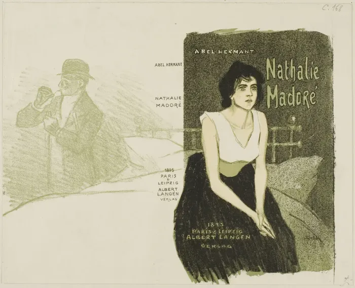 Framed Print : Nathalie Madore, 1895. Creator: Theophile Alexandre Steinlen Framed Print : Nathalie Madore, 1895. Creator: Theophile Alexandre Steinlen