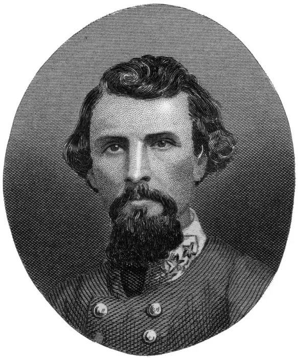 Framed Print : Nathan Bedford Forrest, Confederate general, 1862-1867. Artist: J Rogers Framed Print : Nathan Bedford Forrest, Confederate general, 1862-1867. Artist: J Rogers