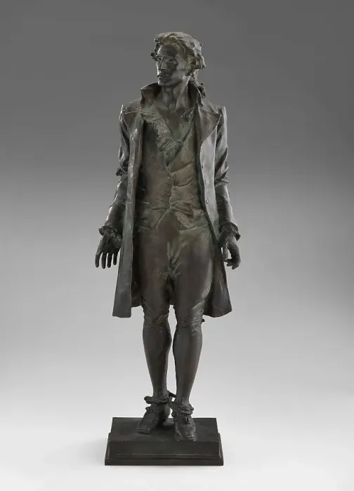 Framed Print : Nathan Hale, 1890. Creators: Frederick William MacMonnies, Jaboeuf et Rouard Framed Print : Nathan Hale, 1890. Creators: Frederick William MacMonnies, Jaboeuf et Rouard