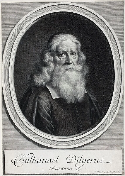 Nathanael Dilgerus, 1683. Creator: Gerard Edelinck