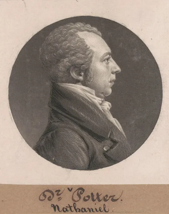 Framed Print : Nathaniel Potter, 1804. Creator: Charles Balthazar Julien Fevret de Saint-Memin Framed Print : Nathaniel Potter, 1804. Creator: Charles Balthazar Julien Fevret de Saint-Memin