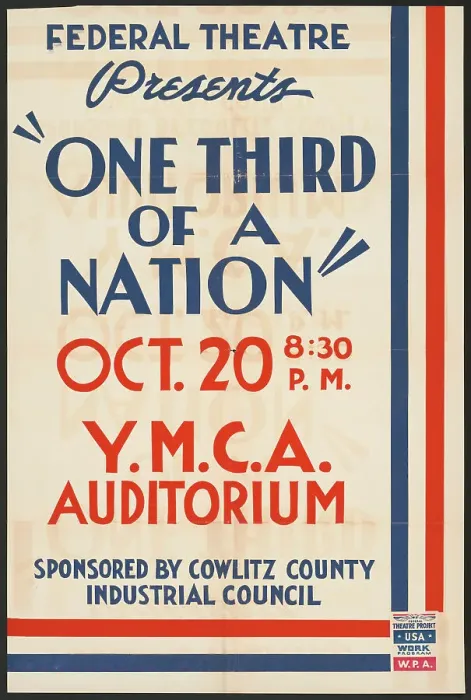 Framed Print : One Third of a Nation, [193-]. Creator: Unknown
