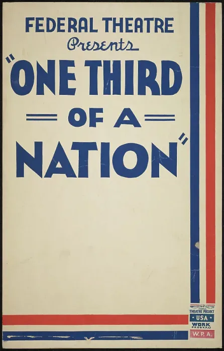 Framed Print : One Third of a Nation, [193-]. Creator: Unknown