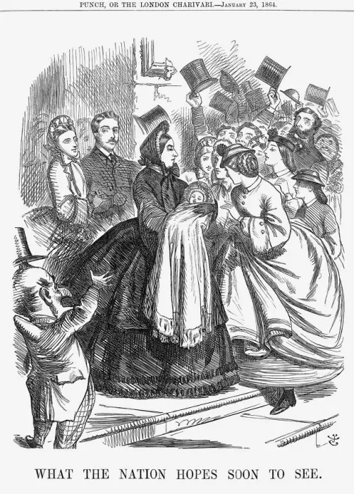 Framed Print : What The Nation Hopes Soon To See, 1863. Artist: John Tenniel Framed Print : What The Nation Hopes Soon To See, 1863. Artist: John Tenniel