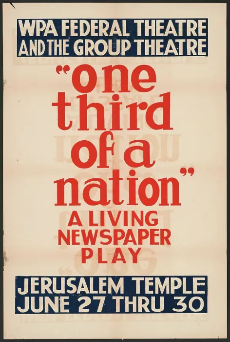 Framed Print : One Third of a Nation, New Orleans, 1938. Creator: Unknown Framed Print : One Third of a Nation, New Orleans, 1938. Creator: Unknown