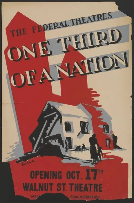 Framed Print : One Third of a Nation, Philadelphia, 1938. Creator: Leon Carlin Framed Print : One Third of a Nation, Philadelphia, 1938. Creator: Leon Carlin