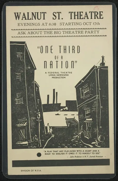 Framed Print : One Third of a Nation, Portland, OR, 1938. Creator: Unknown Framed Print : One Third of a Nation, Portland, OR, 1938. Creator: Unknown