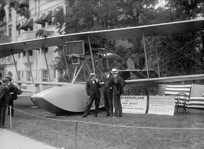 Framed Print : National Aero Coast Patrol Commn. - Curtiss Hydroaeroplane or Flying Boat Exhibited... 1917. Creator: Harris & Ewing. National Aero Coast Patrol Commn. - Curtiss Hydroaeroplane or Flying Boat Exhibited... 1917. Creator: Harris & Ewing Framed Print : National Aero Coast Patrol Commn. - Curtiss Hydroaeroplane or Flying Boat Exhibited... 1917. Creator: Harris & Ewing. National Aero Coast Patrol Commn. - Curtiss Hydroaeroplane or Flying Boat Exhibited... 1917. Creator: Harris & Ewing