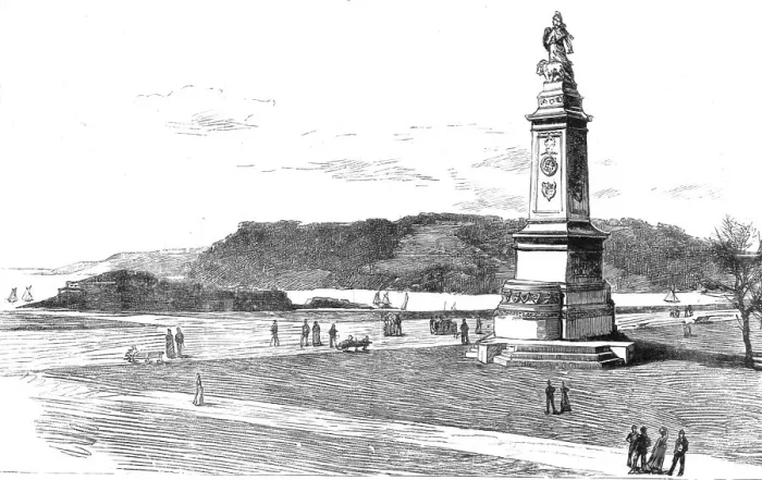 Framed Print : The National Armada Tercentenary Commemoration Memorial at Plymouth; The Armada Memorial Statue -- Creator: Unknown Framed Print : The National Armada Tercentenary Commemoration Memorial at Plymouth; The Armada Memorial Statue -- Creator: Unknown
