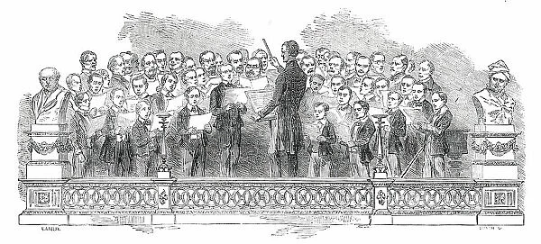 National Concerts at Her Majesty's Theatre - the Berlin Choir, 1850. Creator: Smyth