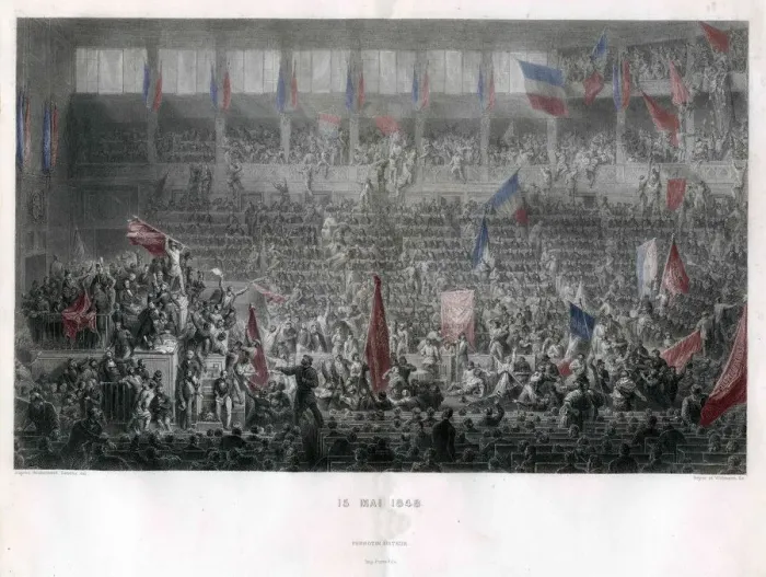 Framed Print : The National Constituent Assembly of 15 May 1848, 1848 Framed Print : The National Constituent Assembly of 15 May 1848, 1848