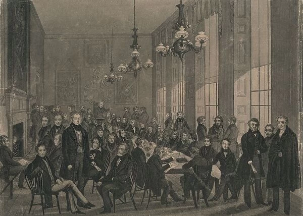 The National Convention... 4th of February 1839 at the British Coffee House. Creator: Unknown