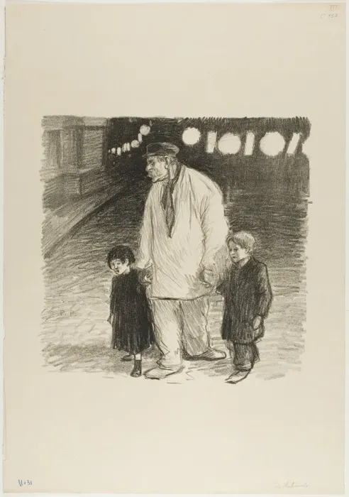 Framed Print : National Holiday, July 1894. Creator: Theophile Alexandre Steinlen Framed Print : National Holiday, July 1894. Creator: Theophile Alexandre Steinlen